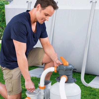 Bestway 58500E Flowclear 2200 Gal Sand Filter Pump for Above Ground Pools (Used) - VMInnovations