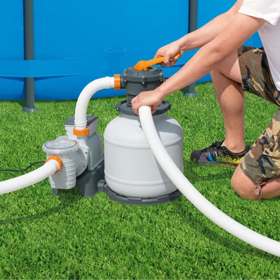 Bestway Flowclear 2200 Gal Sand Filter Pump for Above Ground Pools (Open Box) - VMInnovations