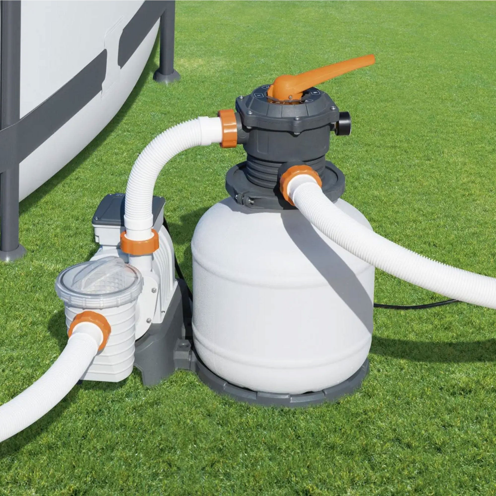 Bestway 58500E Flowclear 2200 Gal Sand Filter Pump for Above Ground Pools (Used) - VMInnovations