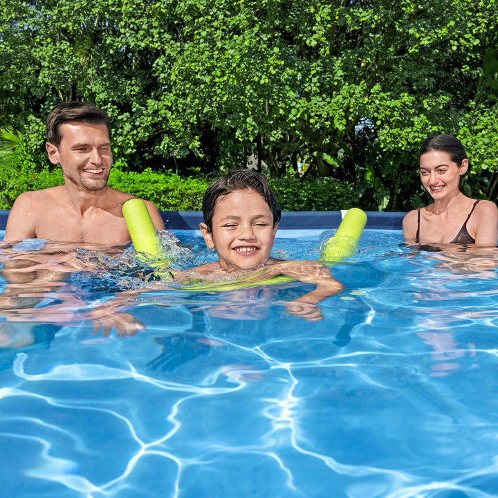 Bestway Steel Pro 118"x79"x26" Rectangular Above Ground Swimming Pool(Open Box)