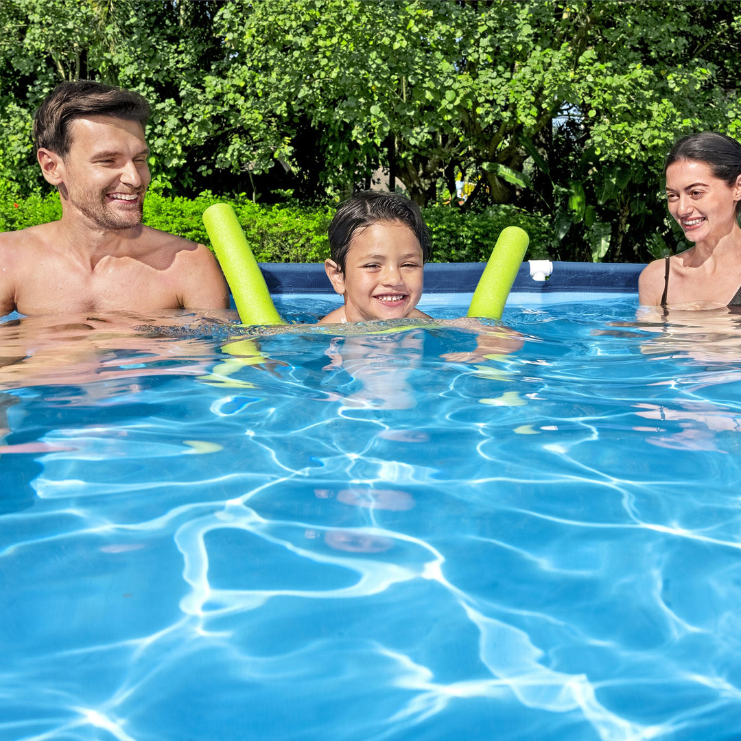 Bestway Steel Pro 118"x79"x26" Rectangular Above Ground Swimming Pool(Open Box)