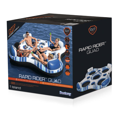 Hydro-Force Rapid Rider 4 Person Inflatable River Tube w/ Built-in Coolers(Used) - VMInnovations