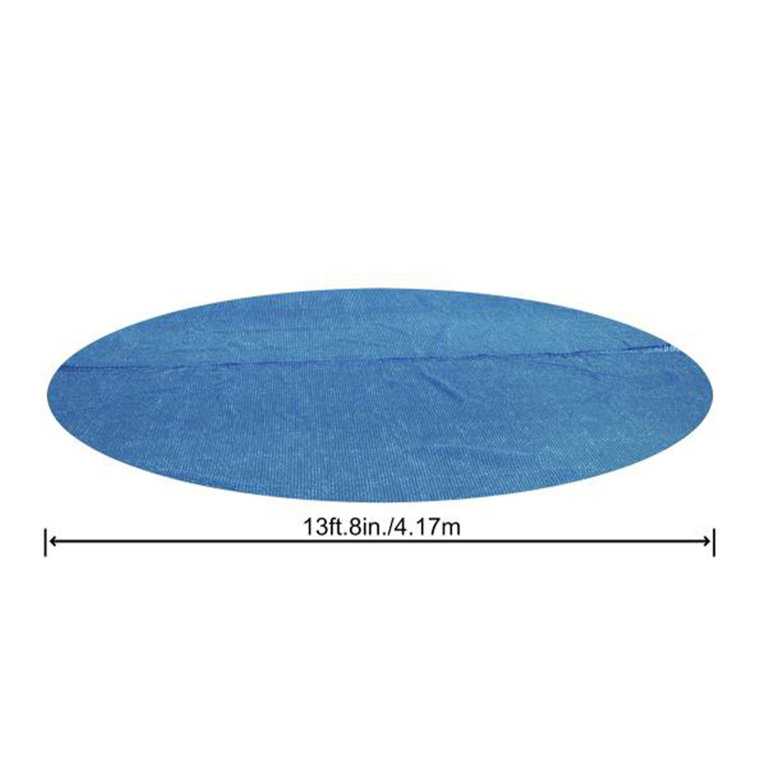 Bestway Flowclear 14 Feet Round Above Ground Pool Solar Pool Cover Only, 2 Pack