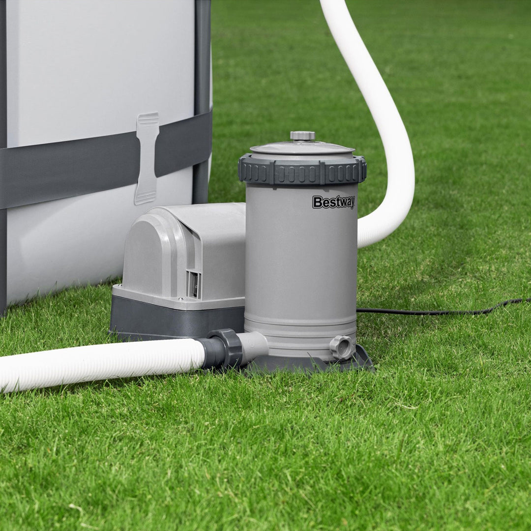 Bestway 2,500 Gallon Filter Pump Set for Above Ground  Swimming Pools (Used) - VMInnovations