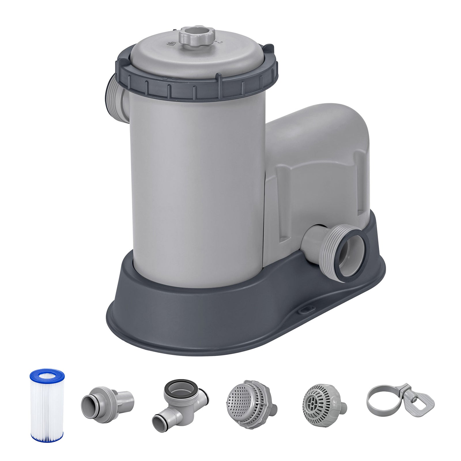 Bestway Flowclear 1,500 GPH 120V Above Ground Swimming Pool Water Filter Pump - VMInnovations