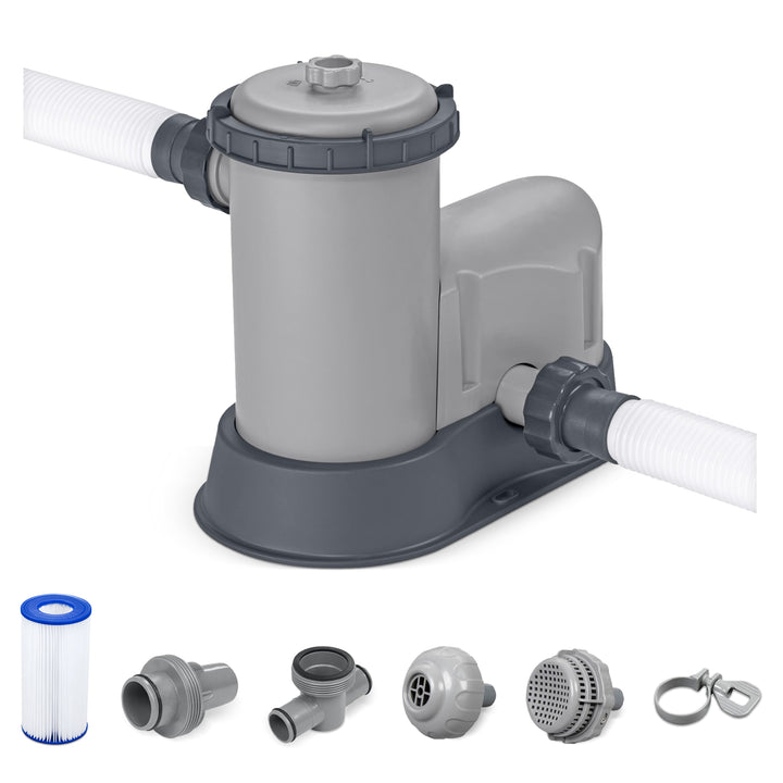 Bestway Flowclear 1,500 GPH 120V Swimming Pool Water Filter Pump (Open Box)