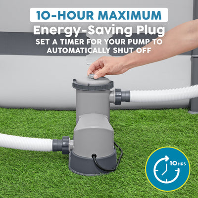 Bestway 1,500 GPH 120V Above Ground Swimming Pool Water Filter Pump (For Parts)