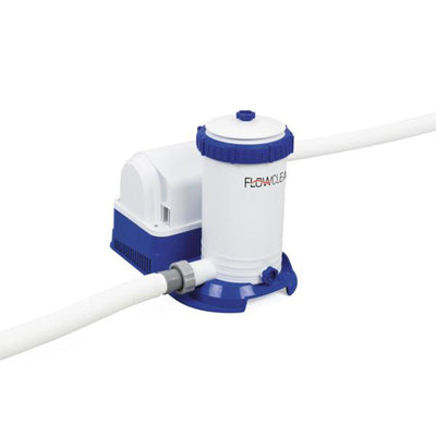 Bestway Flowclear 2,500 GPH 120V Above Ground SwimmingPool Filter Pump(Open Box)