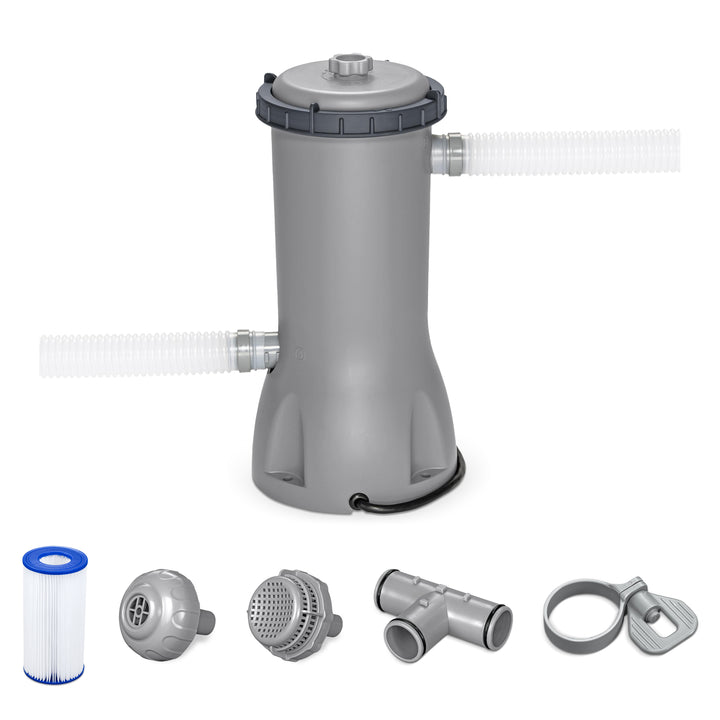 Bestway Flowclear 1,000GAL/Hour Above Ground Swimming Pool Filter Pump(Open Box) - VMInnovations