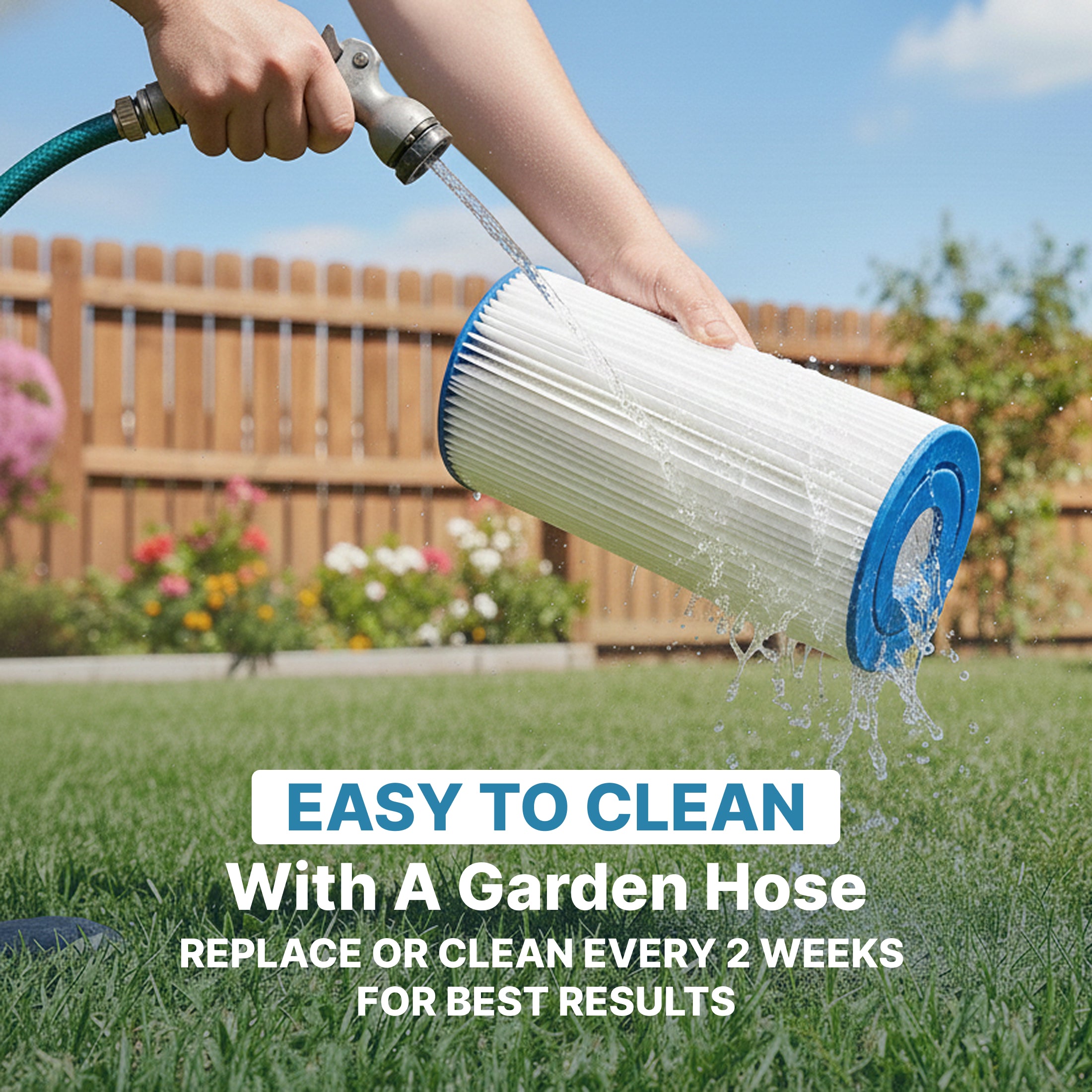 Bestway Flowclear Type IV and B Filter Pump Replacement Cartridge for Pools - VMInnovations