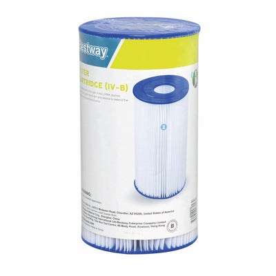 Bestway Flowclear Type IV and B Filter Pump Replacement Cartridge for Pools