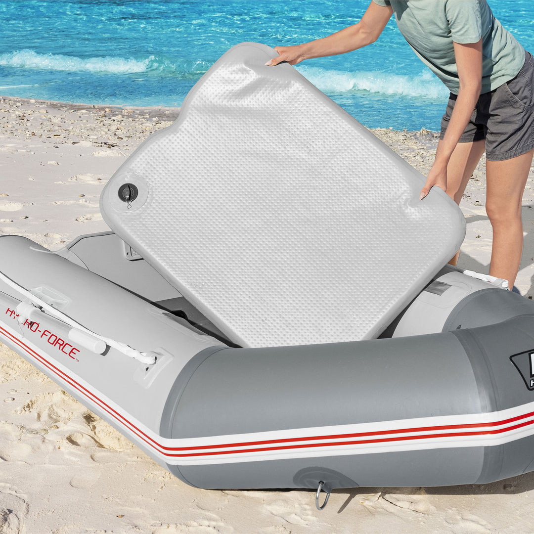 Bestway Hydro Force Caspian 2 Person Inflatable Boat Set for Fishing (Open Box)