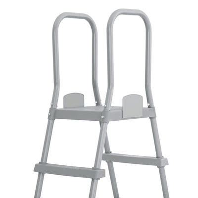 Bestway 52" Heavy Duty Metal A Frame Above Ground Pool Ladder (Open Box)