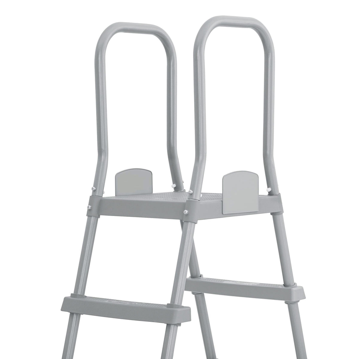 Bestway 52" Heavy Duty Metal A Frame Above Ground Pool Ladder (Open Box)