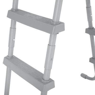 Bestway Flowclear 52 Inch Heavy Duty Metal A Frame Above Ground Pool Ladder (Used) - VMInnovations