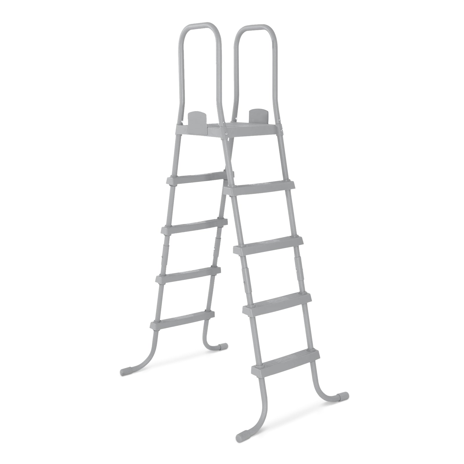 Bestway Flowclear 52 Inch Heavy Duty Metal A Frame Above Ground Pool Ladder - VMInnovations
