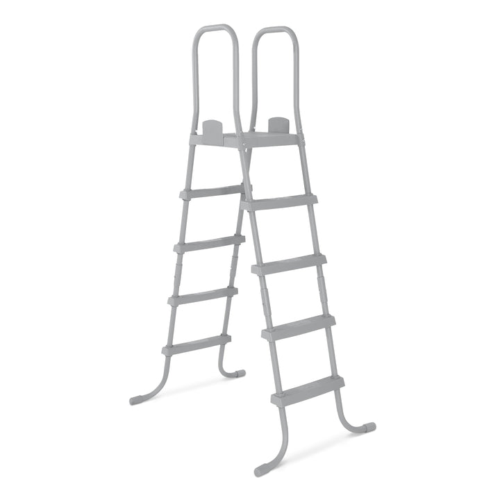 Bestway 52" Heavy Duty Metal A Frame Above Ground Pool Ladder (Open Box)