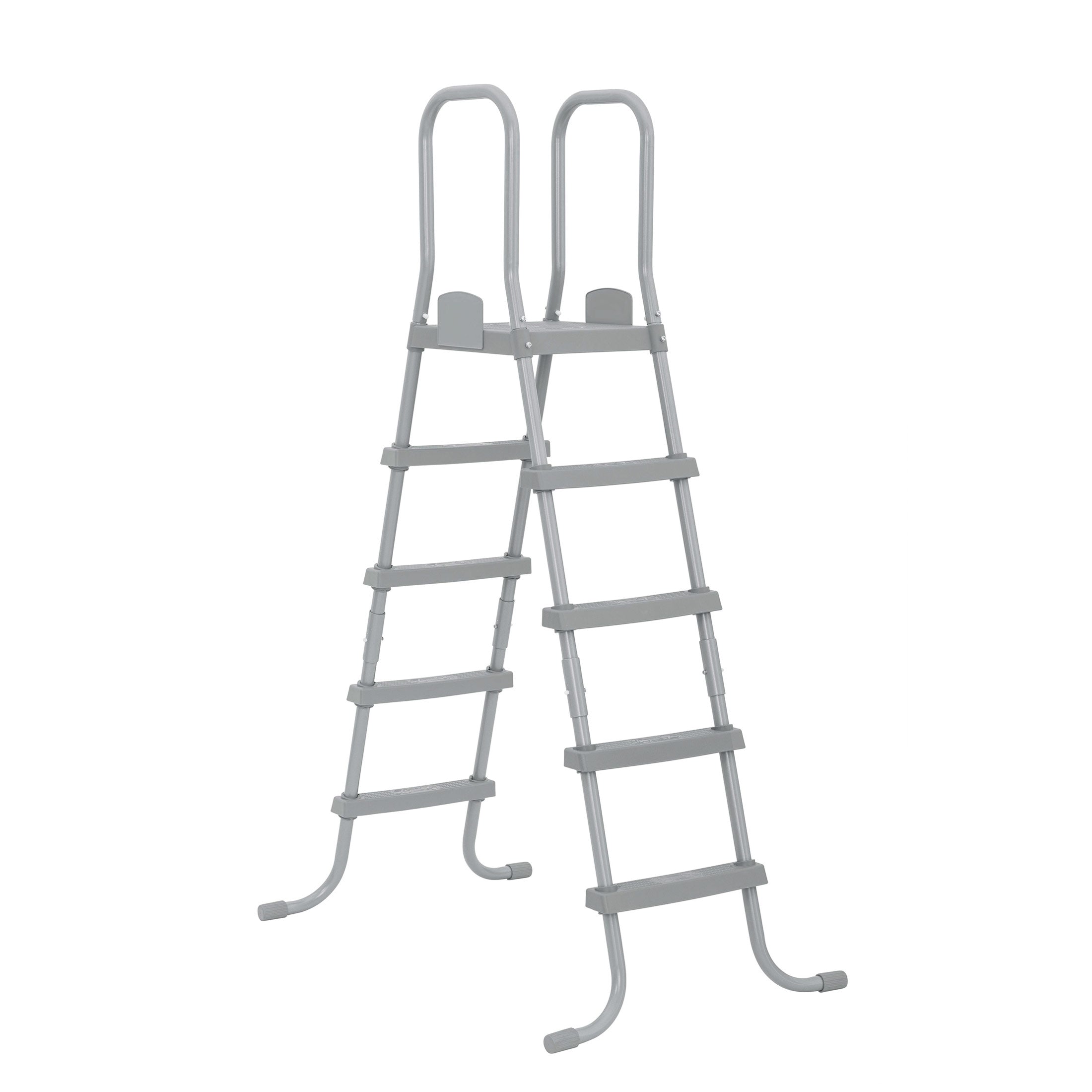 Bestway 52" Heavy Duty Metal A Frame Above Ground Pool Ladder (Open Box)