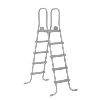 Bestway 52" Heavy Duty Metal A Frame Above Ground Pool Ladder (Open Box)