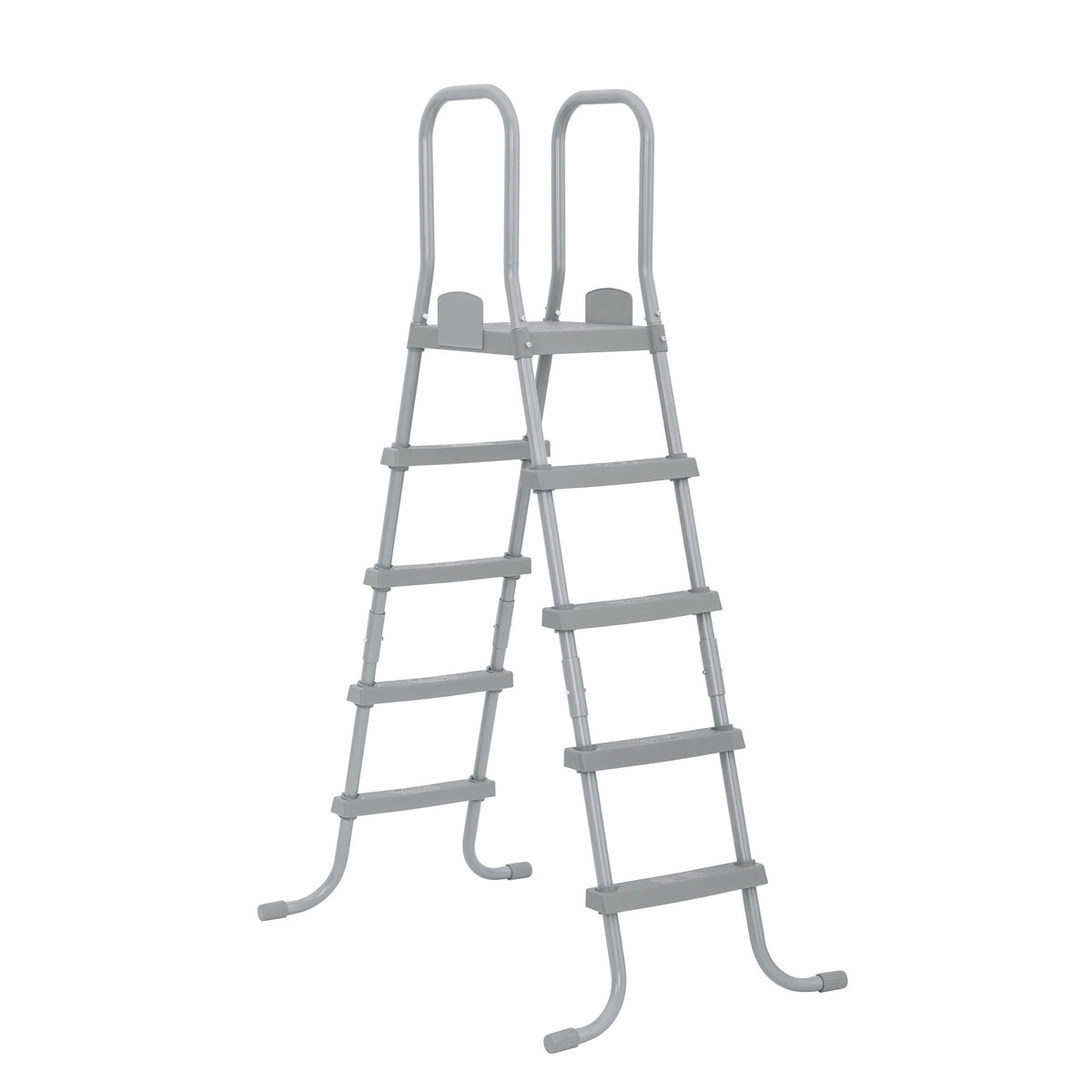 Bestway 52" Heavy Duty Metal A Frame Above Ground Pool Ladder (Open Box)