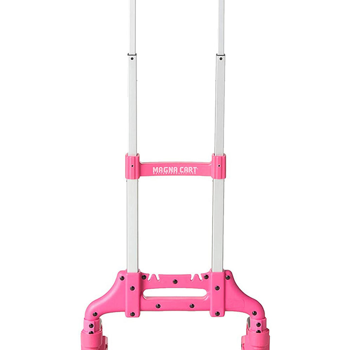 Magna Cart Personal 150 lb. Capacity Folding Aluminum Hand Truck, Pink (3 Pack)