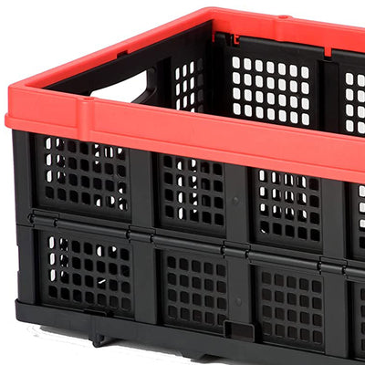 Magna Cart 6 Wheel Folding Hand Truck with Tote Attachment and Storage Crate