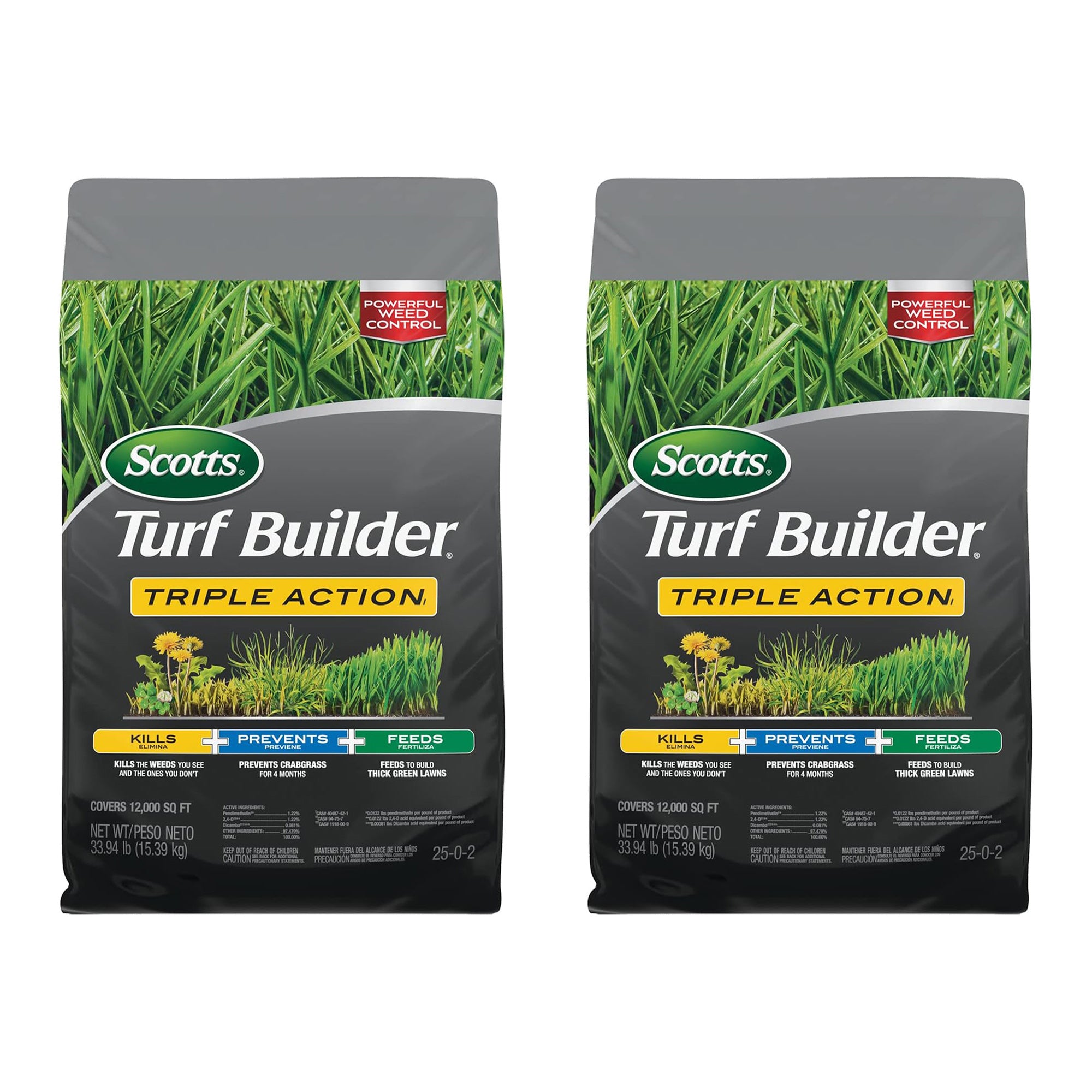 Scotts Turf Builder Southern Triple Action Weed and Ant Slayer Formula (2 Pack)