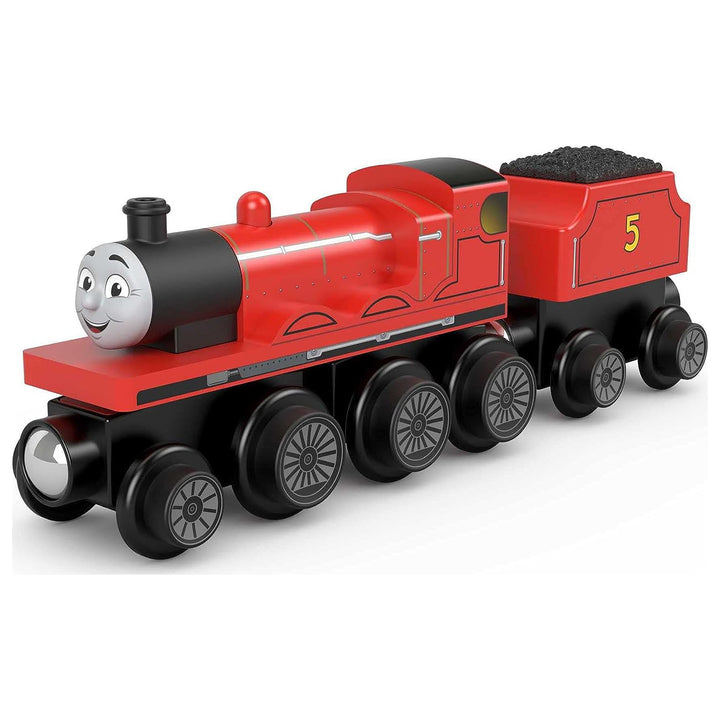 Thomas & Friends Wooden Railway Toy Train James Wood Engine & Coal Car(Open Box) - VMInnovations