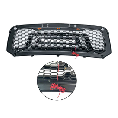 AMERICAN MODIFIED Armor Grille w/Off Road Lights for 13-18 Dodge Ram 1500 (Used) - VMInnovations