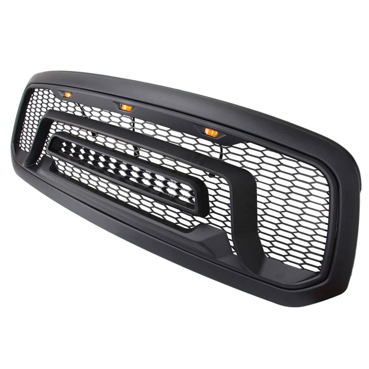 Rebel Grille with Amber Lights for 2013-2018 Dodge Ram 1500 (Open Box) - VMInnovations