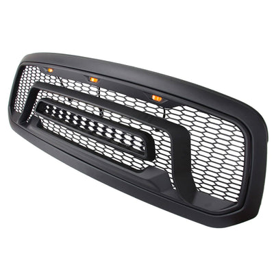 Rebel Grille with Amber Lights for 2013-2018 Dodge Ram 1500 (Open Box) - VMInnovations