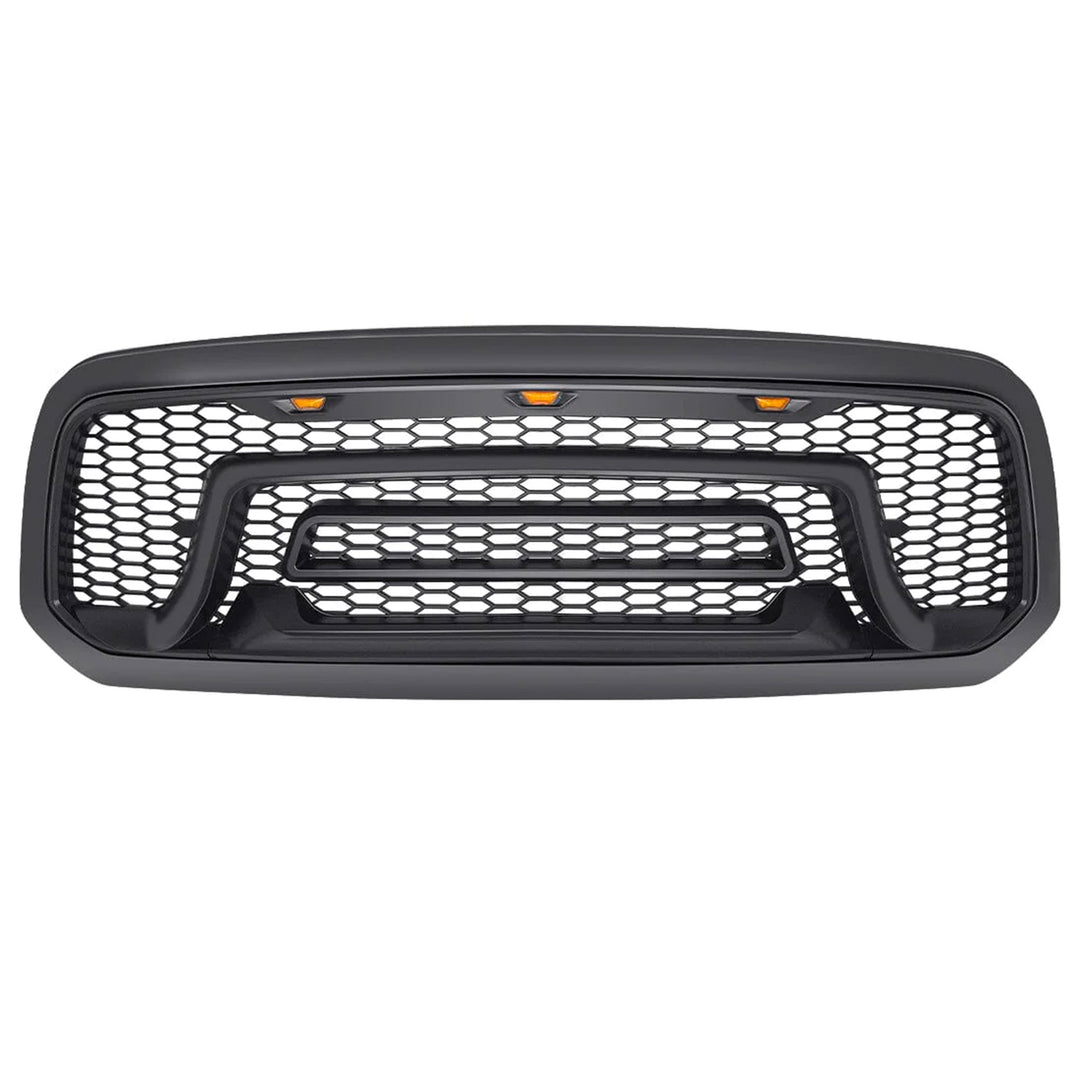 AMERICAN MODIFIED Rebel Grille with Amber Lights for 2013-2018 Dodge Ram 1500