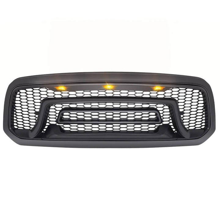 Rebel Grille with Amber Lights for 2013-2018 Dodge Ram 1500 (Open Box) - VMInnovations