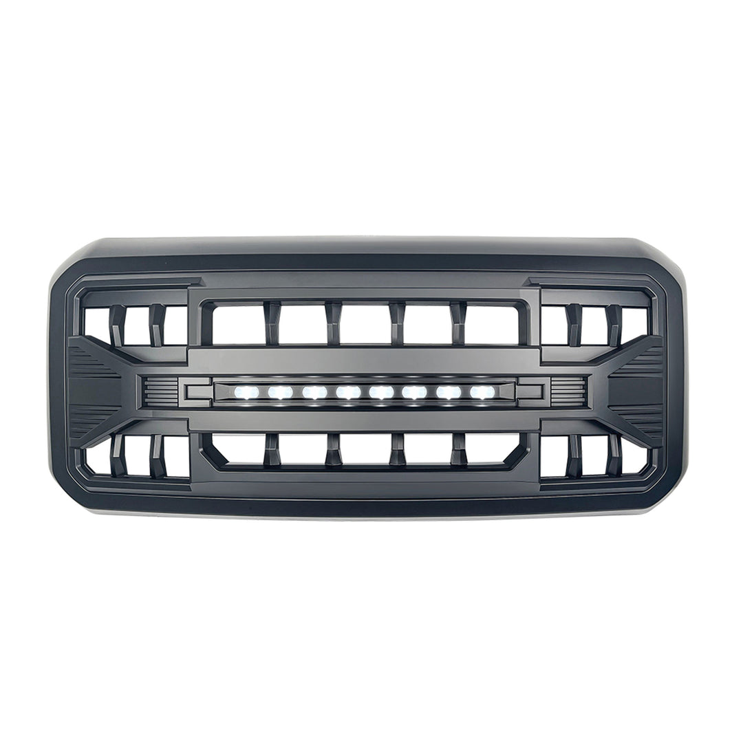 AMERICAN MODIFIED Armor Grille w/Off Road Lights,11-16 Ford Super Duty(Open Box) - VMInnovations