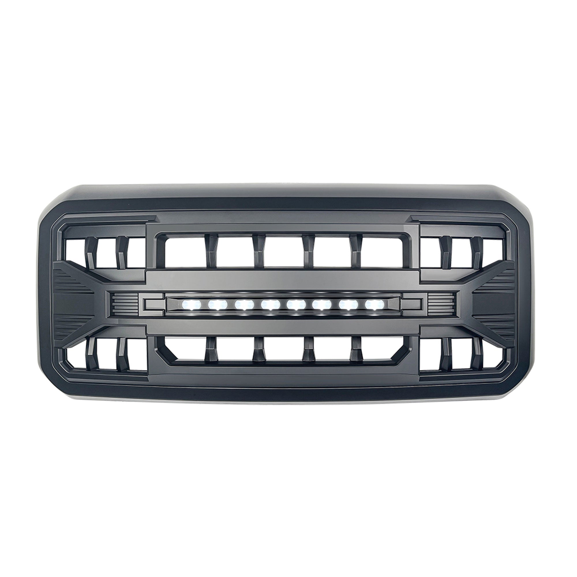 AMERICAN MODIFIED Armor Grille w/Off Road Lights for 11-16 Ford Super Duty(Used) - VMInnovations