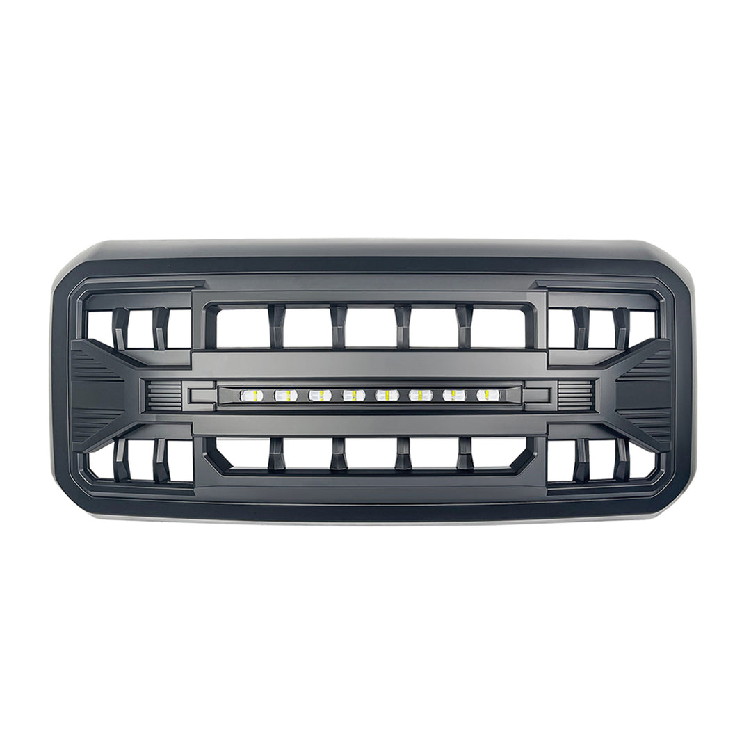 AMERICAN MODIFIED Armor Grille w/Off Road Lights,11-16 Ford Super Duty(Open Box) - VMInnovations