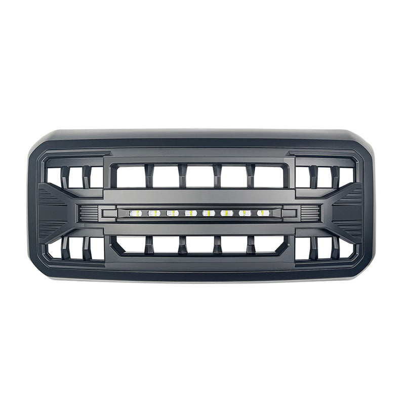 AMERICAN MODIFIED Armor Grille w/Off Road Lights,11-16 Ford Super Duty(Open Box)