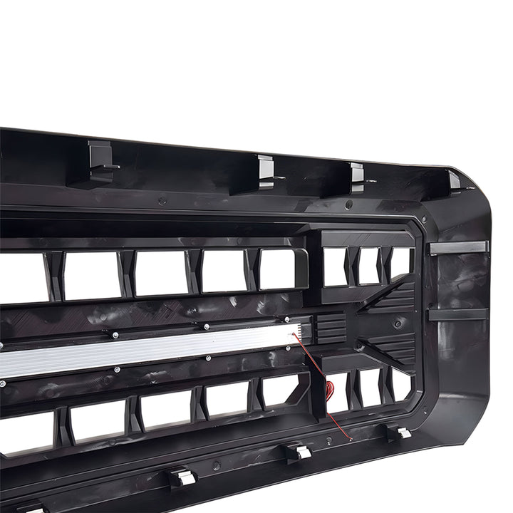 AMERICAN MODIFIED Armor Grille w/Off Road Lights,11-16 Ford Super Duty(Open Box) - VMInnovations