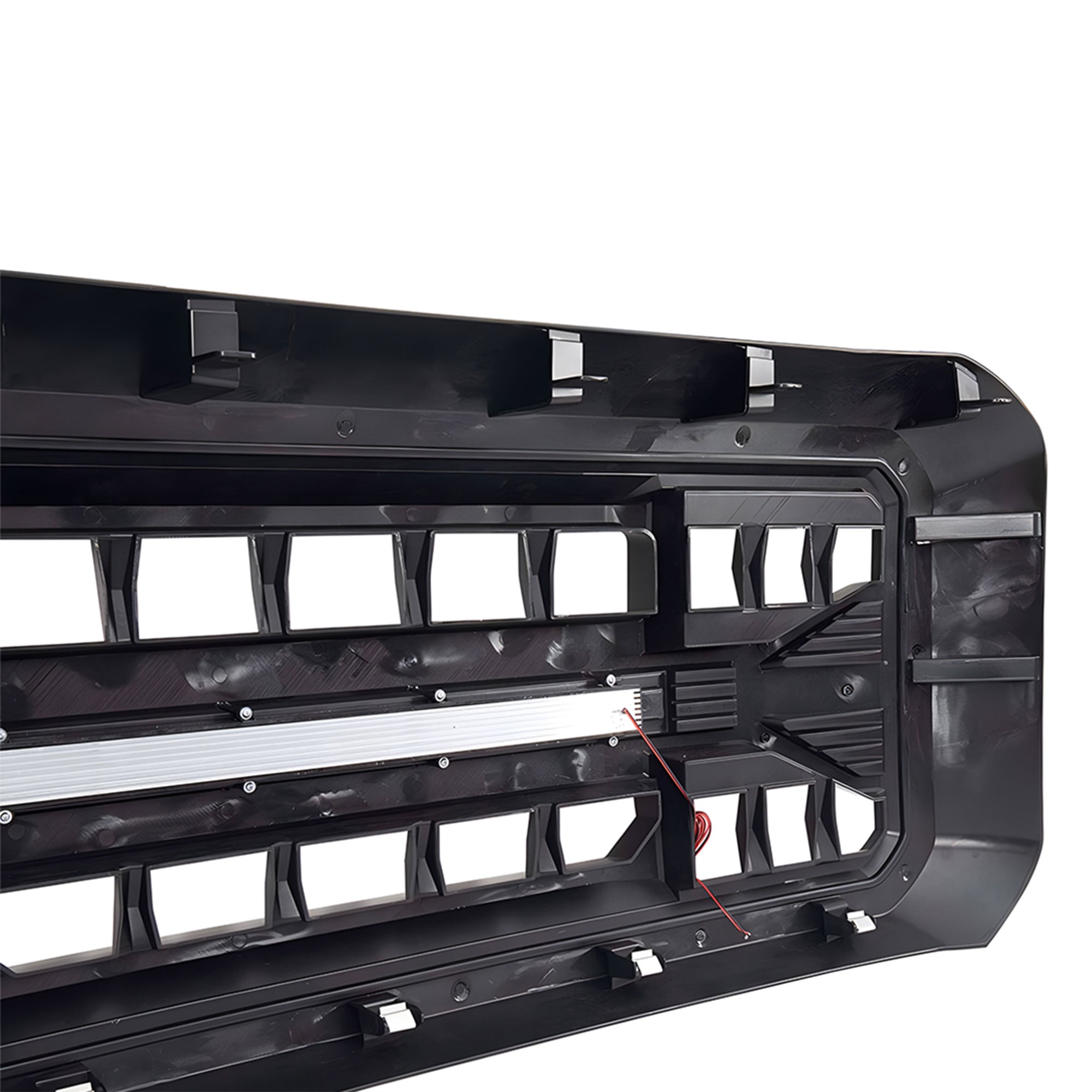 AMERICAN MODIFIED Armor Grille w/Off Road Lights,11-16 Ford Super Duty(Open Box) - VMInnovations