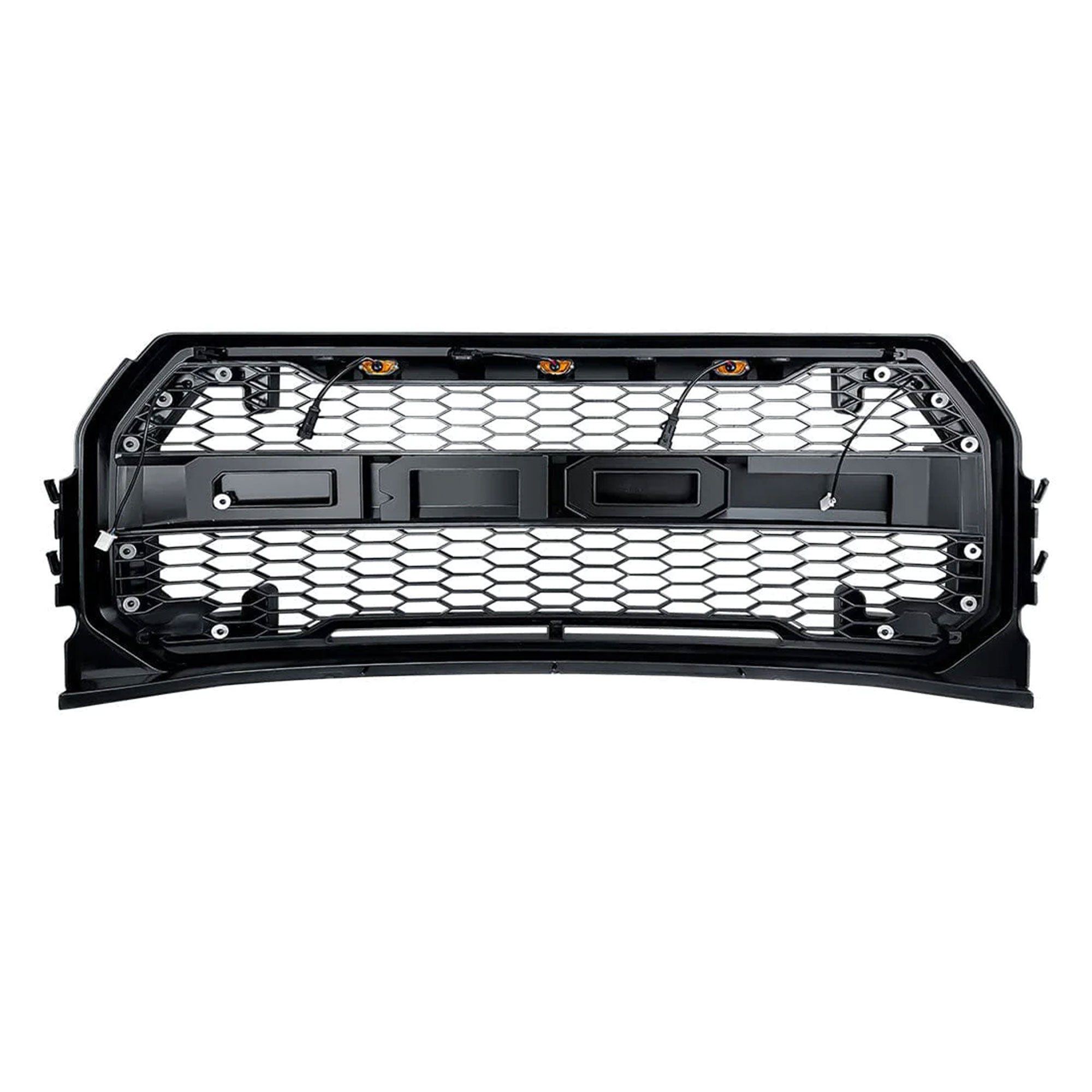AMERICAN MODIFIED Raptor Style Mesh Grille w/Turn Lights for 2015-2017 Ford F150 - VMInnovations