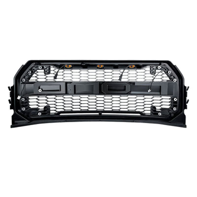 AMERICAN MODIFIED Raptor Style Mesh Grille w/Turn Lights for 2015-2017 Ford F150 - VMInnovations