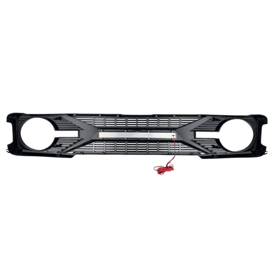 AMERICAN MODIFIED Front Grille w/ Lights for 21-24 Ford Bronco w/o Front Camera