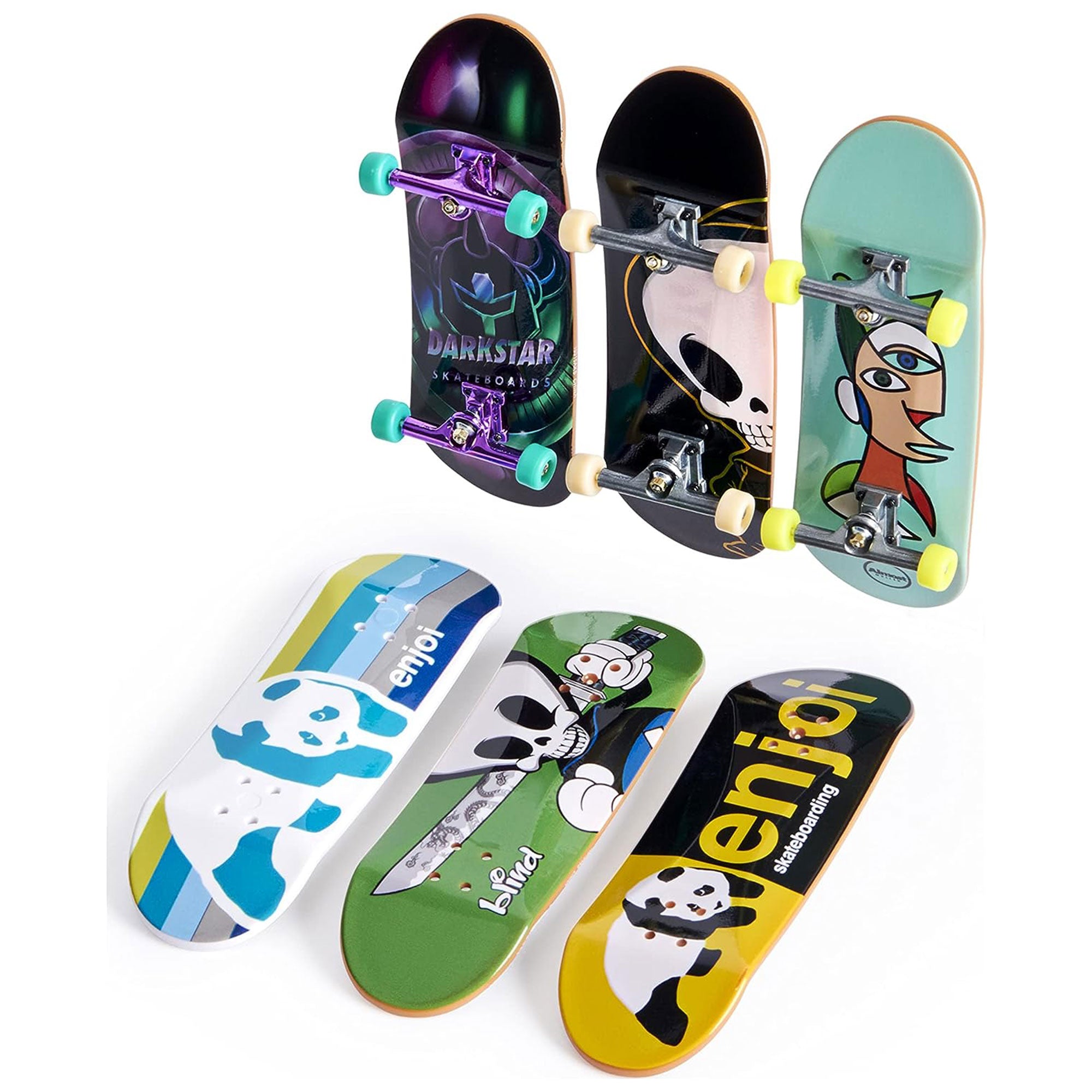 Tech Deck Customizable Sk8shop Fingerboard Skateboard Toy Bonus Pack, Multicolor - VMInnovations