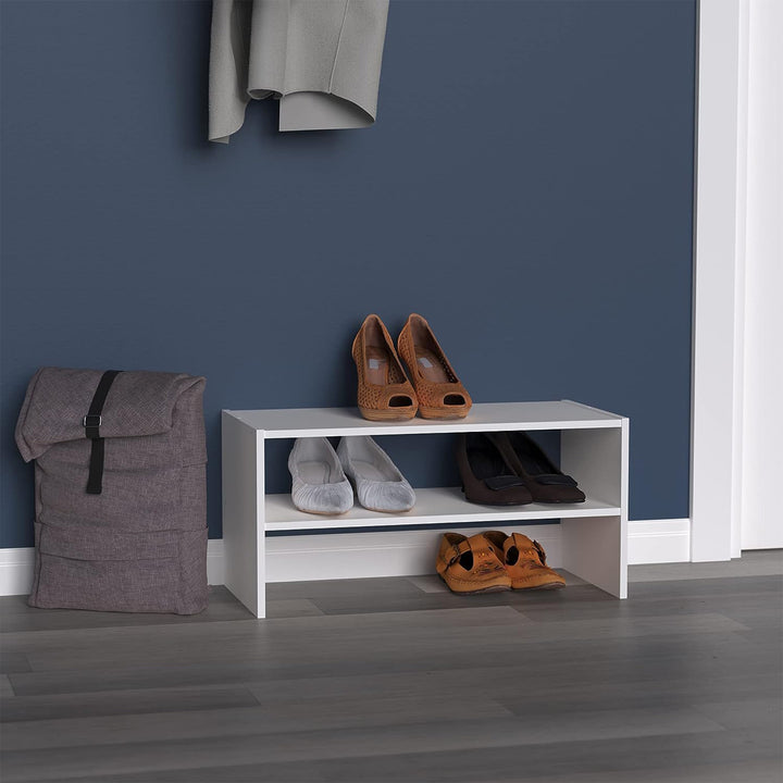ClosetMaid 24" Wide Horizontal Stackable Closet Organizer, White (Open Box) - VMInnovations