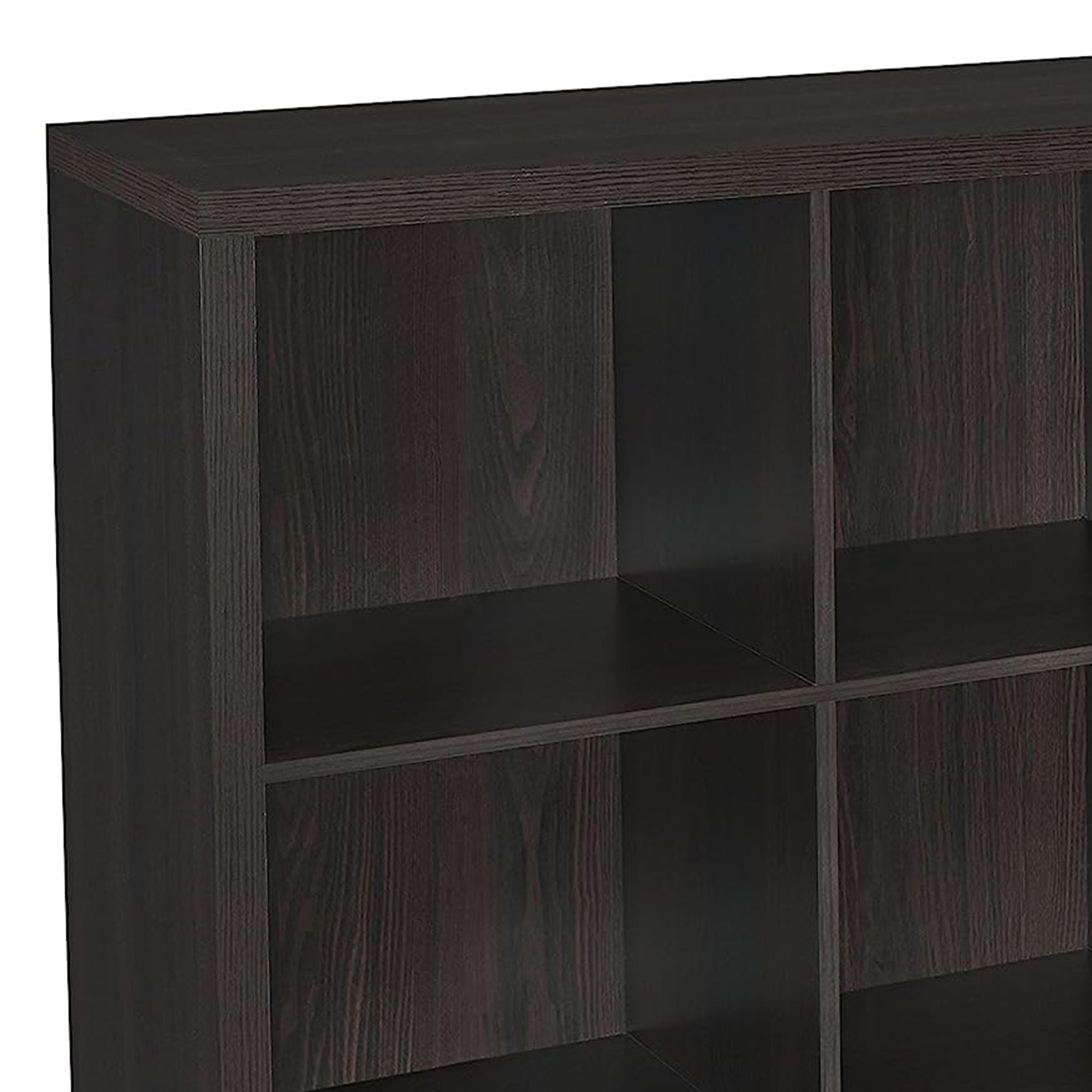 ClosetMaid 9 Storage Shelf Bookshelf Home Organizer w/Back Panel,Black(Open Box) - VMInnovations