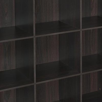 ClosetMaid 9 Cube Shelf Bookshelf Home Organizer w/Back Panel, Black (Used) - VMInnovations