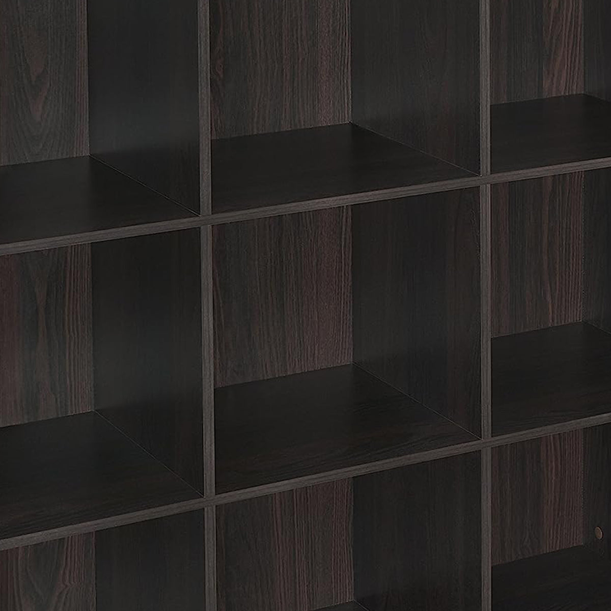 ClosetMaid 9 Storage Shelf Bookshelf Home Organizer w/Back Panel,Black(Open Box) - VMInnovations