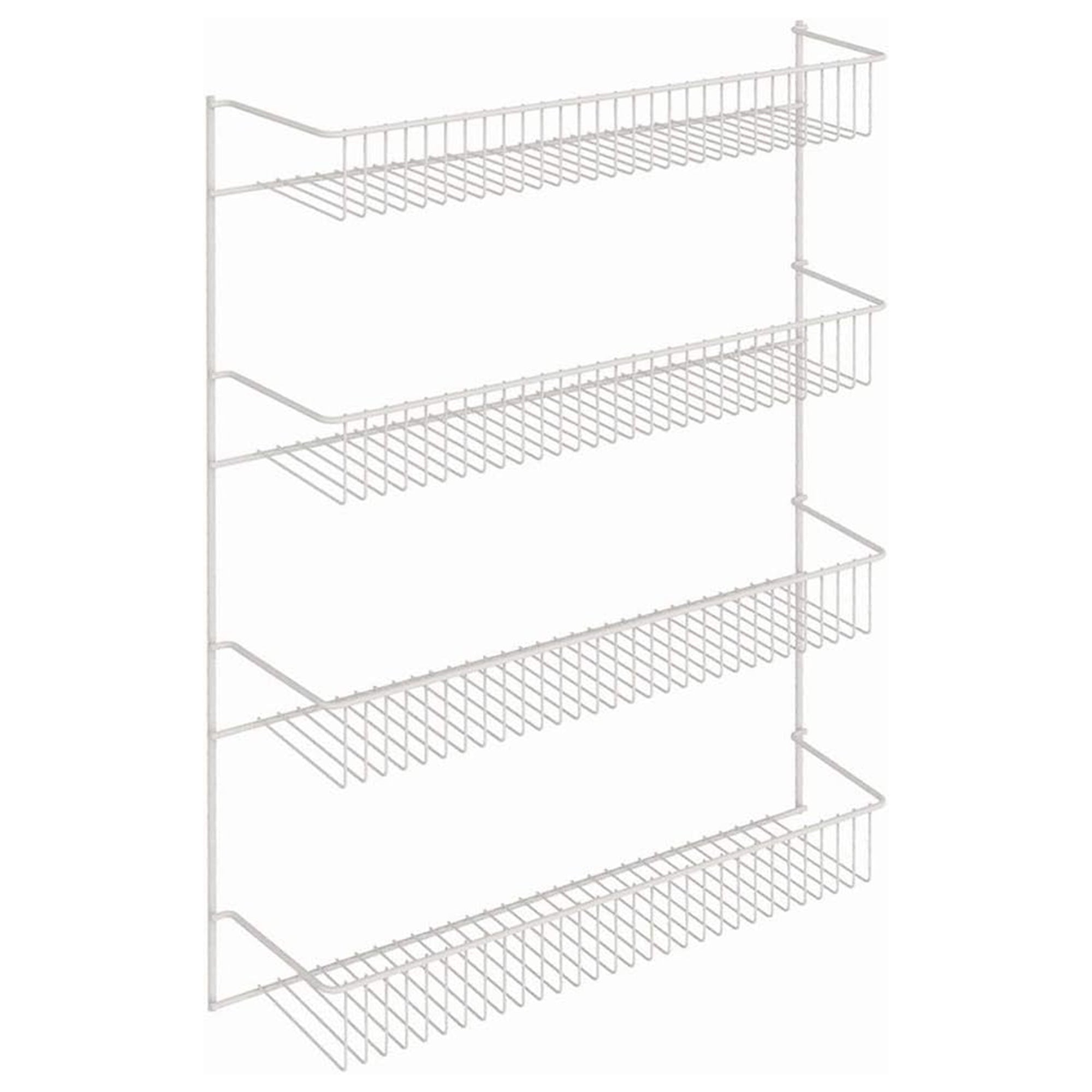 ClosetMaid 4 Tier Door or Wall Mount Organizer for Home & Kitchen,White(Used) - VMInnovations