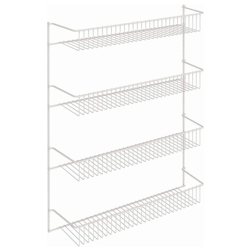 ClosetMaid 4 Tier Door or Wall Mount Organizer for Home & Kitchen,White(Used)