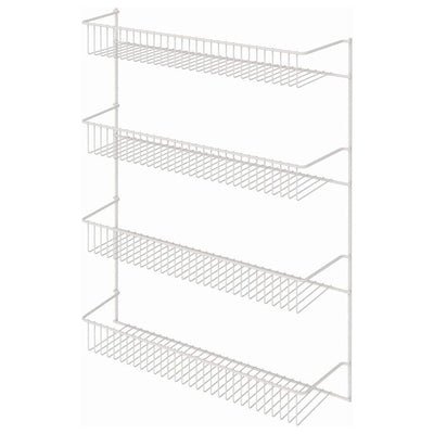 ClosetMaid 4 Tier Door or Wall Mount Organizer for Home & Kitchen,White(Used)